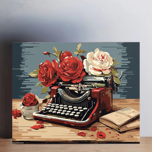 Typewriter In Flovers